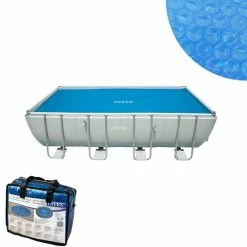 BACHE A BULLES INTEX POUR PISCINE RECTANGULAIRE 4 X 2M