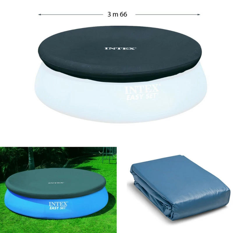 BACHE POUR PISCINE AUTOPORTANTE 3M66 INTEX – Image 2