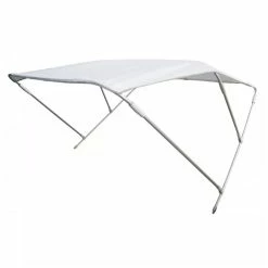 Bimini Alu Brossé 3 Arceaux - Blanc - ORANGEMARINE 225 (largeur) X 140 (hauteur) X 180 (longueur) Cm