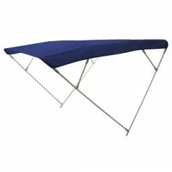 Bimini Alu Brossé 4 Arceaux - Bleu - ORANGEMARINE 225 (largeur) X 140 (hauteur) X 255 (longueur) Cm - BLEU