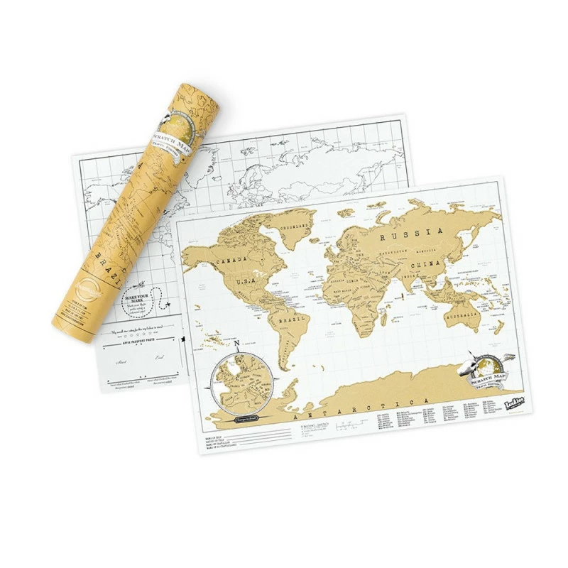 CARTE DU MONDE A GRATTER SCRATCH TRAVEL MAP – Image 6
