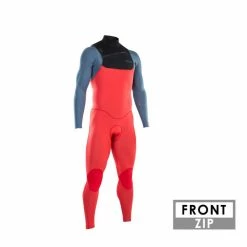 COMBINAISON ION SEEK CORE SEMIDRY 4/3 FRONTZIP 2021 ROUGE/ BLEU/NOIR