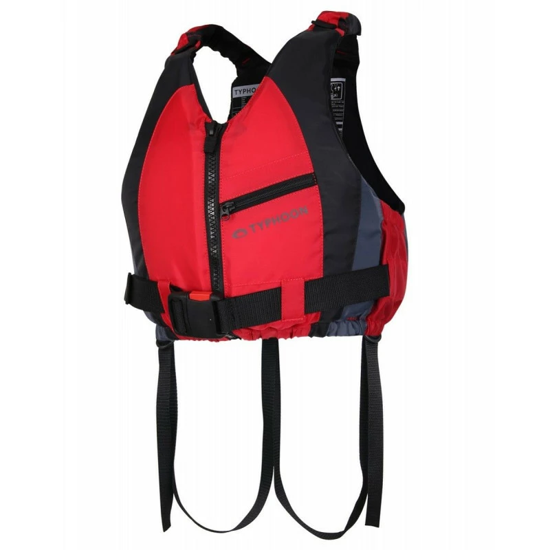 PLASTIMO GILET AMROK 50N NOIR & ROUGE – Image 2
