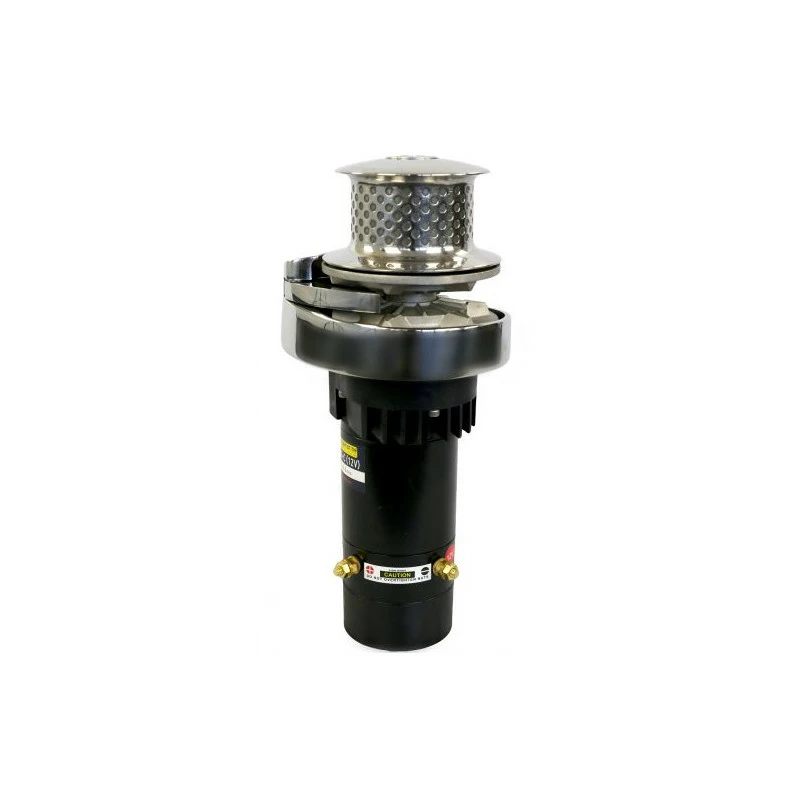 GUINDEAU ÉLECTRIQUE 700W 12V - ALU - 6MM DIN/ISO VERTICAL AVEC POUPÉE - ORANGEMARINE – Image 4