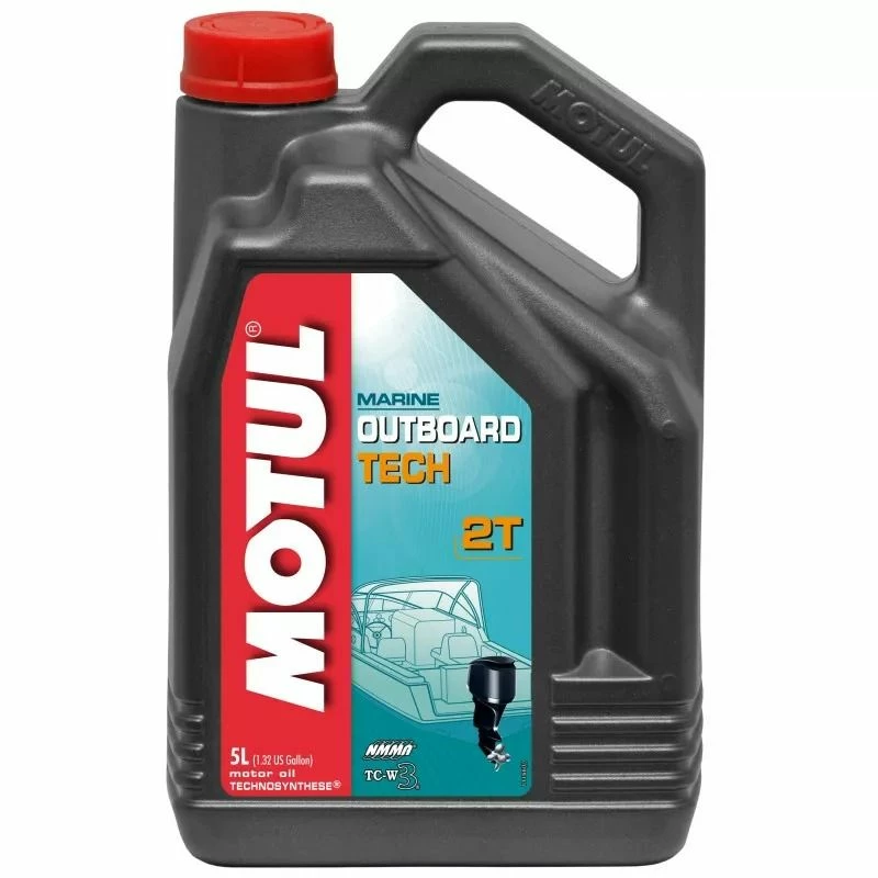 Huile 2 Temps Technosynthése Moteurs Hors-bord - Motul 5 L – Image 2