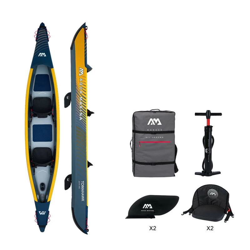 KAYAK GONFLABLE AQUA MARINA TOMAHAWK AIR-K 2P 2023 – Image 2