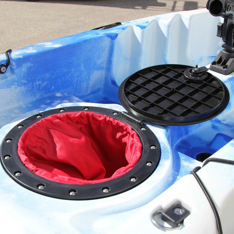 KAYAK MARGOUILLET SIT ON TOP 1 PLACE ANGLER BLEU ET BLANC – Image 5