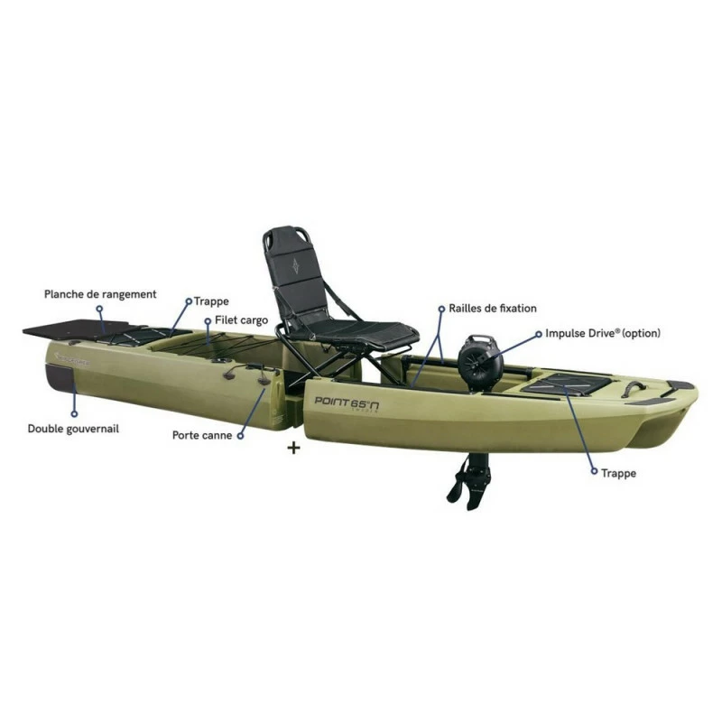 KAYAK MODULABLE POINT 65 KINGFISHER VERSION MER HOMOLOGABLE – Image 2