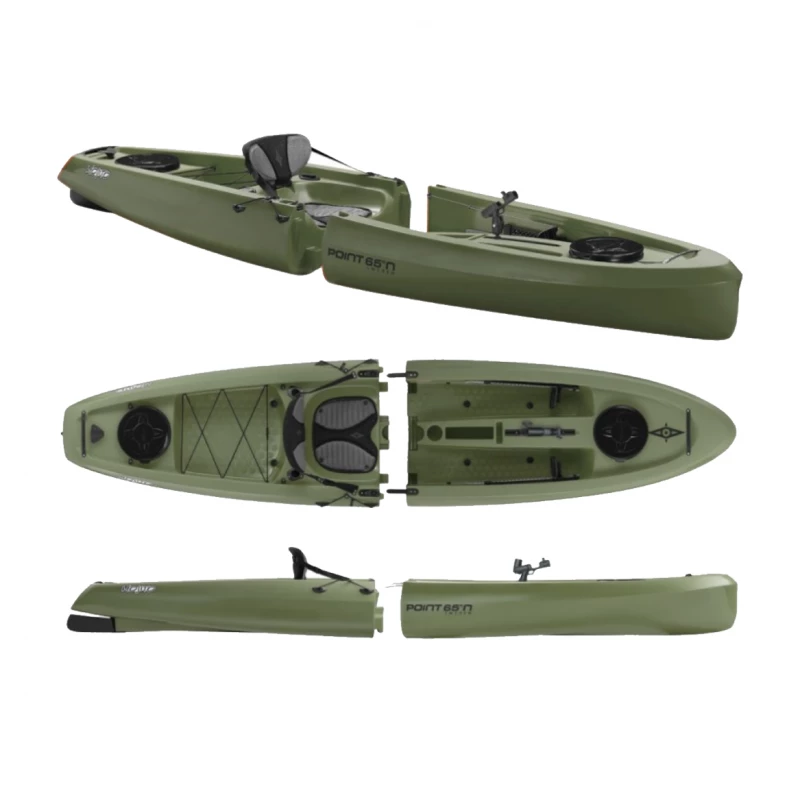 Kayak Modulable Point 65 Mojito SOLO Angler Peche Vert – Image 2