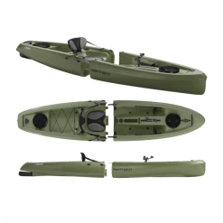 Kayak Modulable Point 65 Mojito SOLO Angler Peche Vert