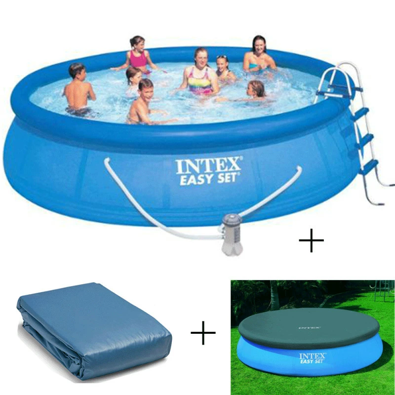 KIT PISCINE EASY SET INTEX 4M57 X 1M07 INTEX – Image 2