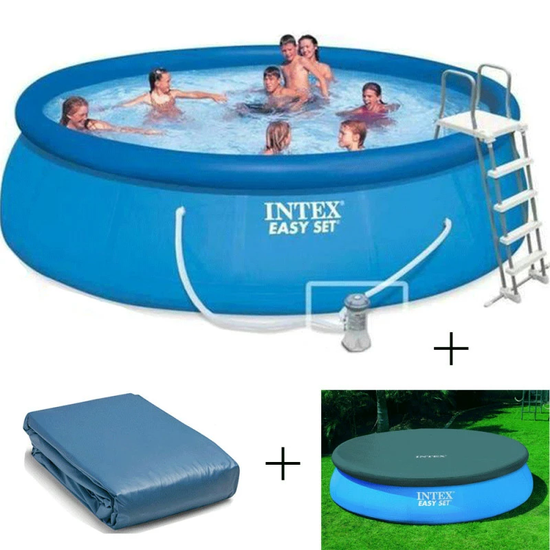 KIT PISCINE EASY SET INTEX 4M57 X 1M22 – Image 2