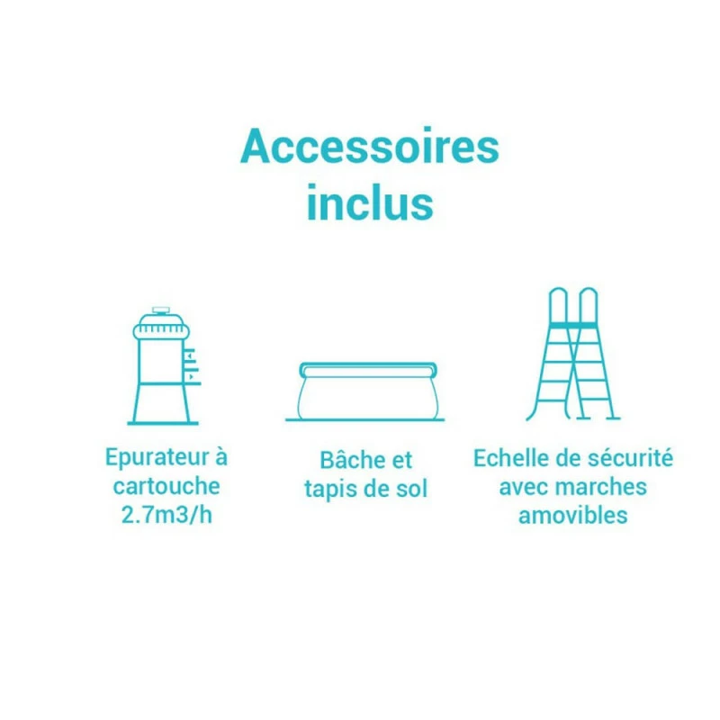 KIT PISCINE EASY SET INTEX 4M57 X 1M22 – Image 4