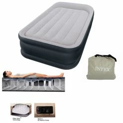 LIT INTEX REST BED FIBER TECH 1 PLACE ELECTRIQUE 64132