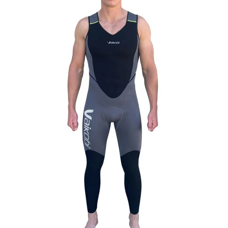 Longjohn Néoprène 1.5mm FLEXFORCE Noir Gris VAIKOBI – Image 5