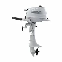 Moteur Hors-bord 4T SUZUKI 6 CV Arbre Long Blanc - SUZUKI