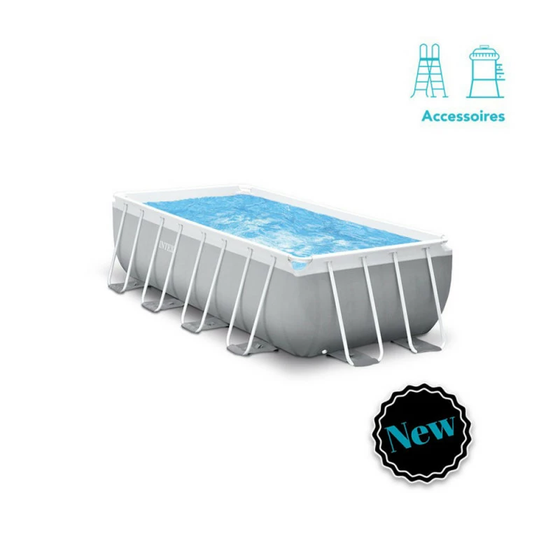 PISCINE PRISM FRAME RECTANGULAIRE 4.00 X 2.00 X 1.22 M INTEX – Image 2