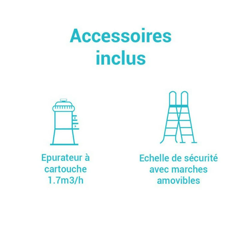 PISCINE PRISM FRAME RECTANGULAIRE 4.00 X 2.00 X 1.22 M INTEX – Image 3