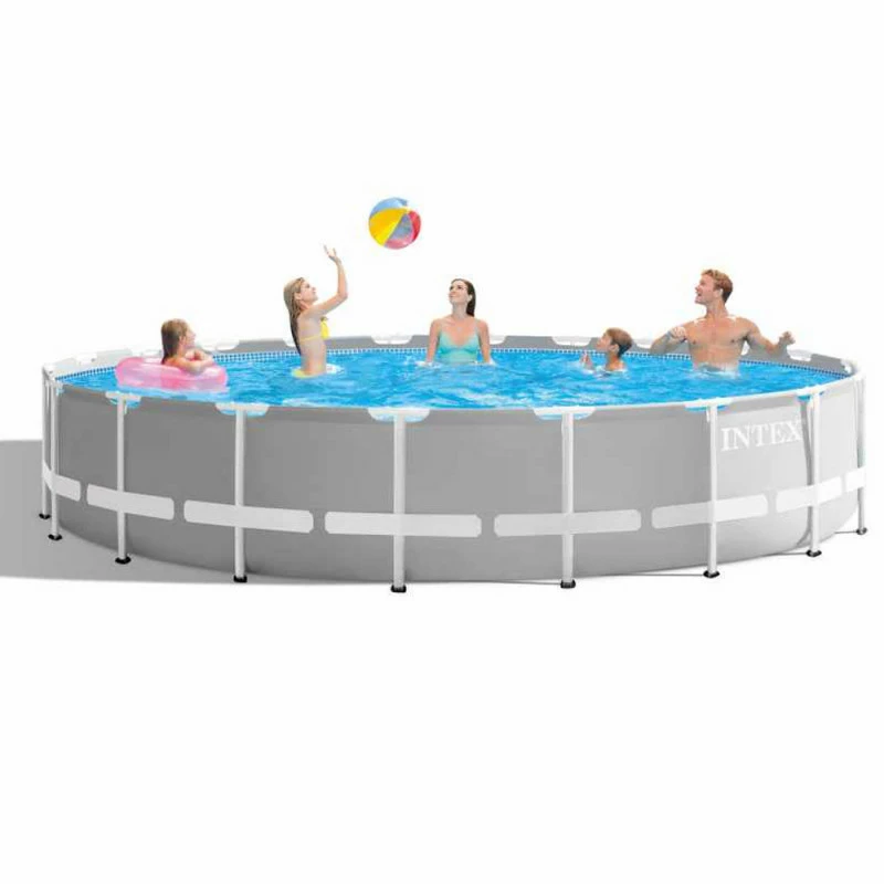PISCINE TUBULAIRE RONDE INTEX PRISM FRAME 6,10 X 1,32 M – Image 3