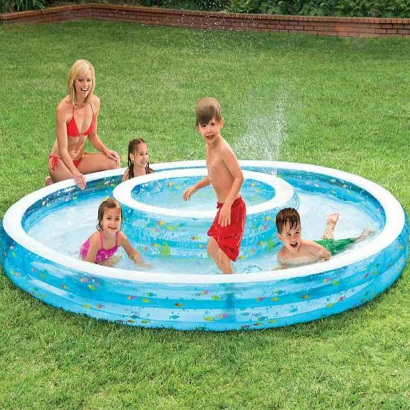 PISCINEDOUBLE BASSIN INTEX WISHING WELL POOL – Image 4