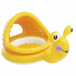 PISCINETTE ESCARGOT AVEC PARE SOLEIL POUR ENFANT INTEX 57124