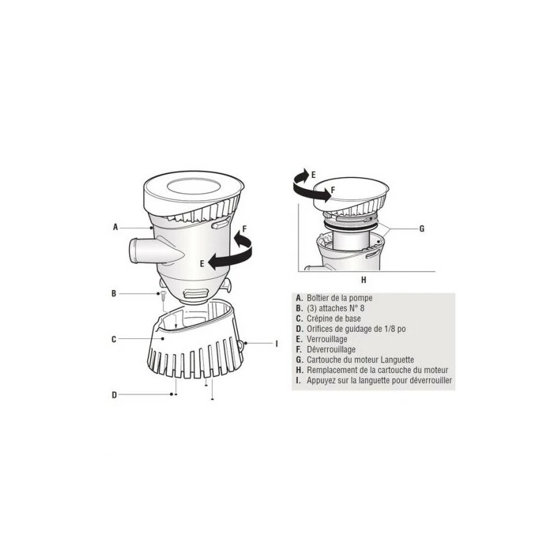 POMPE DE CALE ATTWOOD IMMERGÉE TSUNAMI 12V T800 – Image 5