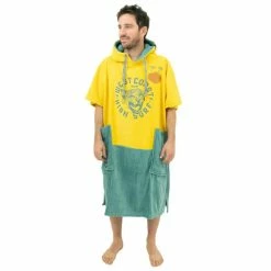 All-In PONCHO ALL IN BUMPY JAUNE/VERT