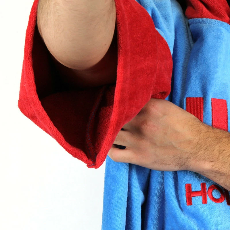 Poncho Howzit Rouge/bleu – Image 4