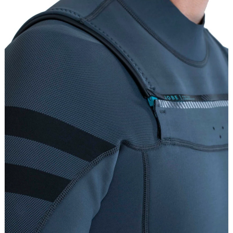 SHORTY JOBE PERTH 3/2MM BLEU FRONTZIP L – Image 4