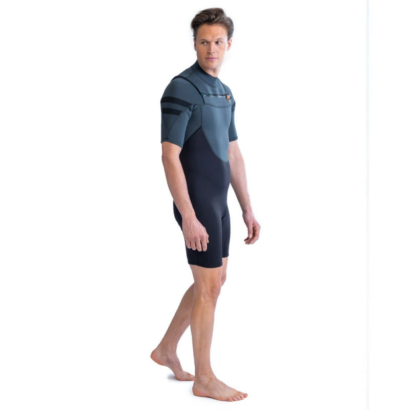 SHORTY JOBE PERTH 3/2MM BLEU FRONTZIP L – Image 7