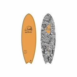 Surf Mousse Quiksilver SOFT BAT Orange 6.0