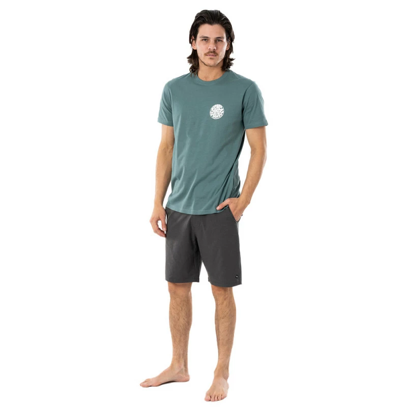 T-SHIRT RIP CURL WETTIE ESSENTIAL BLEU GRIS – Image 4